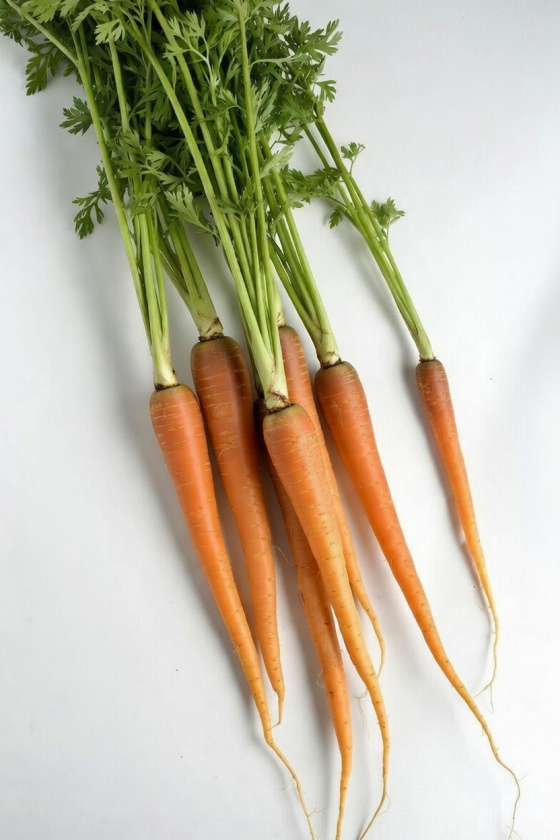 fresh carrots vegetables